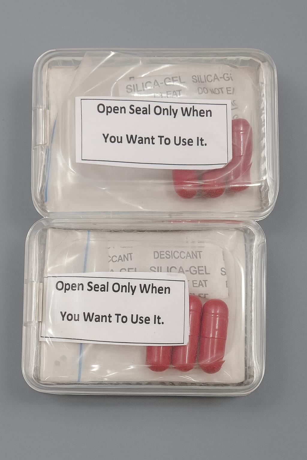 Fake Blooding Capsule / Paking For 3 Capsules